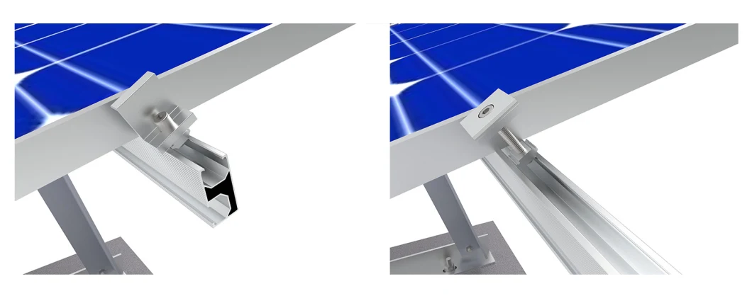 OEM Solar Panel Bracket MID and End Clamp for Solar Mounting System