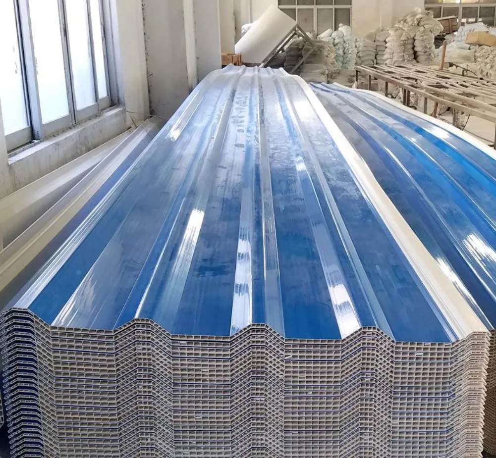 Kunshang Twin Wall PVC Hollow Roofing Sheet/Panel