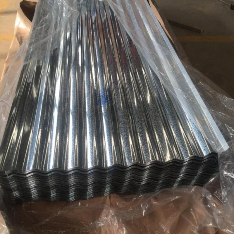 Gi Roofing Sheet Building Material PVC Film Galvanized Steel Zinc Coating Corrugated Steel Sheet for Roofing Sheet