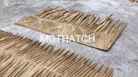 Faux Plastic Thatch Roofing Artificial Synthetic Water Retard